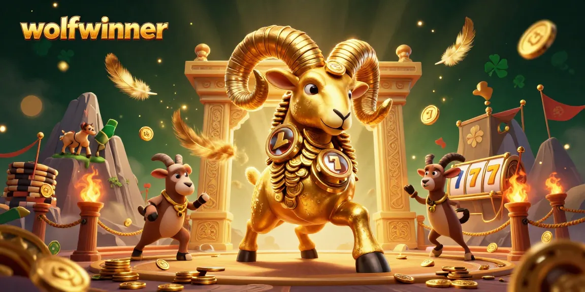 Compete for top rewards at wolfwinner with vibrant 3D casino action featuring gold and slot machines.